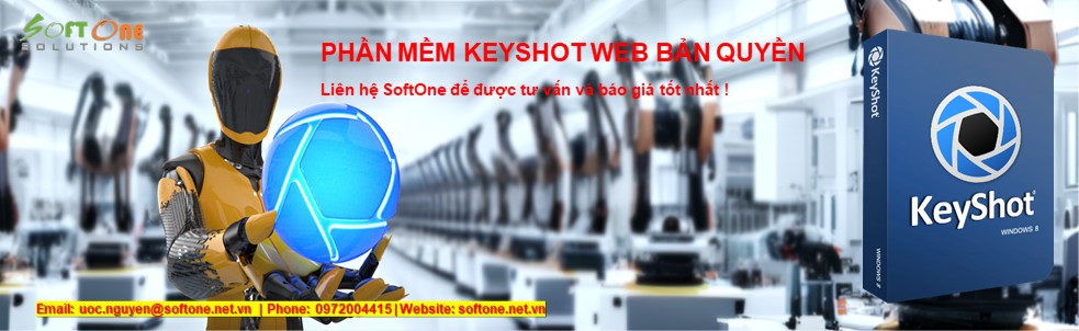 Phần mềm KeyShot Web. Mua phần mềm KeyShot Web bản quyền